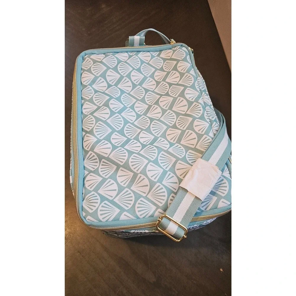 NEW Victoria's Secret Aqua Large Cooler Tote Bag Great for Beach / Pool / Travel